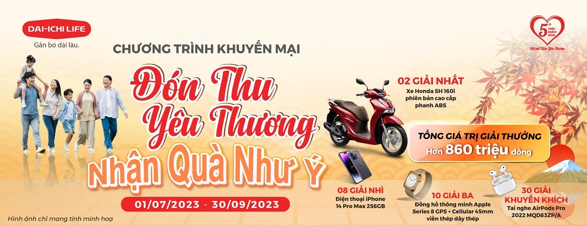 Chương trình khuyến mại Đón thu yêu thương nhận quà như ý của Dai