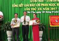 Trao giải báo chí Phan Ngọc Hiển lần thứ XII