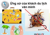 Ứng xử của du khách văn minh