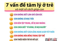 7 vấn đề tâm lý ở trẻ và một số cách giúp con