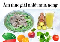 Những thực phẩm giúp giải nhiệt mùa nắng nóng