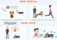 Chó ra đường không đeo rọ mõm, chủ bị phạt 800.000 đồng