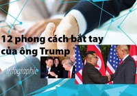 12 phong cách bắt tay của ông Trump