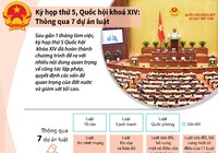 Kỳ họp thứ 5, Quốc hội khoá XIV: Thông qua 7 dự án luật