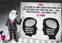 Vợ chồng tâm thần ly hôn
