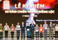 Thủ tướng dự Lễ kỷ niệm 50 năm Chiến thắng Đồng Lộc
