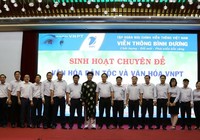 Nói chuyện văn hóa dân tộc trong hội thảo VNPT