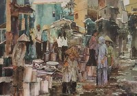 Bác sĩ không cho đụng màu vẽ, họa sĩ xé giấy dán tranh