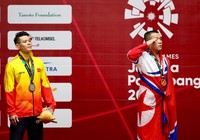 Kém Om Yun Chol 7 kg, Thạch Kim Tuấn đoạt HCB Asiad 18