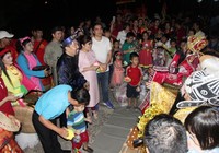 Trung thu cùng chị Hằng, chú Cuội ở Làng sen Việt Nam