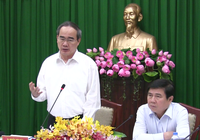 Bí thư Nguyễn Thiện Nhân làm việc với Công an TP.HCM
