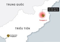 Lần thử hạt nhân thứ 6 uy lực nhất của Triều Tiên
