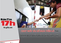 CSGT mời tài xế đưa tiền lẻ tại trạm BOT lên làm việc