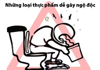 Những loại thực phẩm dễ gây ngộ độc