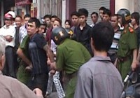 Chủ sạp thịt heo ở Biên Hòa dùng dao dọa cán bộ phường