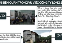 Diễn biến quan trọng vụ việc Công ty Long Sơn