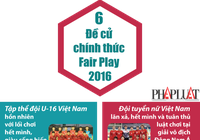 Infographic: 6 đề cử chính thức giải Fair Play 2016