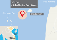 Ca nô chở 14 người chìm giữa biển Kiên Giang