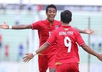Myanmar "chơi tennis", Singapore thắng trận danh dự
