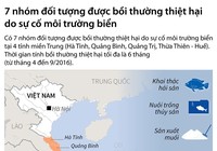 Infographic: 7 nhóm được bồi thường do sự cố cá chết