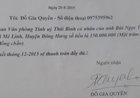 Phó phòng Xây dựng đảng vắng mặt bất thường nhiều ngày