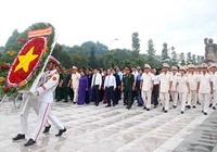 Lãnh đạo Đảng, Nhà nước tưởng niệm các anh hùng liệt sĩ