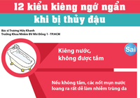 Infographic:12 kiểu kiêng ngớ ngẩn khi bị thủy đậu