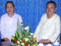 Hai chị em cao tuổi nhất Việt Nam