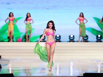 Các người đẹp HH Hoàn vũ Việt Nam khoe ba vòng thi bikini