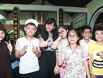 Thiện Nhân, Hoàng Anh vui trung thu cùng trẻ em nghèo