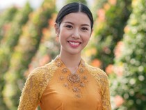 Á khôi áo dài Thúy Vân tham gia Hoa hậu Quốc tế 2015