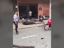 Clip: Hiện trường vụ nổ tại Công an phường 12...
