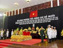Lễ truy điệu nguyên Tổng Bí thư Đỗ Mười