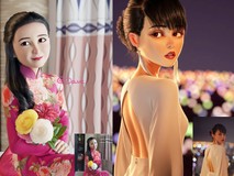 Cô gái biến hình ảnh người thật thành nhân...