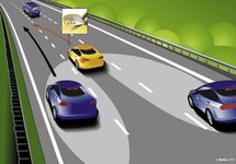 Xe ô tô vượt phải sao đúng luật?