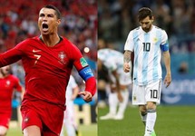 Ronaldo vẫn còn đá World Cup, Messi thì không
