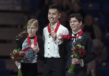 Chàng trai gốc Việt đăng quang tại giải trượt băng Canada