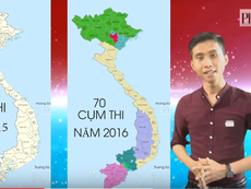 Clip toàn cảnh 120 cụm thi THPT quốc gia 2016