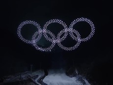Ngắm bữa tiệc ánh sáng từ drone ở Olympic mùa đông 2018