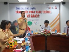 Toàn cảnh giao lưu trực tuyến 'Tăng mức phạt giao thông: Vì sao?'