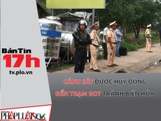 Cảnh sát được huy động đến trạm BOT Biên Hòa