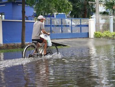 Hàng hóa hỏng, công nhân nghỉ làm do ngập kéo dài