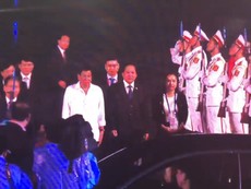 Clip: Tổng thống Philippines Duterte tới Đà Nẵng