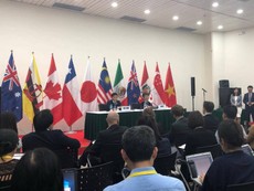Họp báo thông báo kết quả Hiệp định TPP