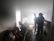 Bên trong căn hộ tầng 12 bốc cháy ở Đà Nẵng