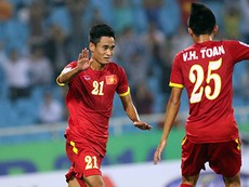 Xem lại diễn biến trận Việt Nam thắng Lào 3-0