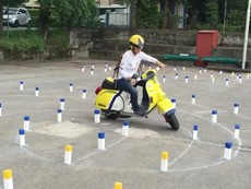Màn trình diễn vespa điệu nghệ tại Coppa Piemonte