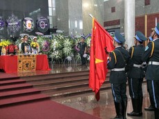 Lễ truy điệu 3 phi công hi sinh khi làm nhiệm vụ