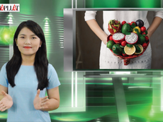 Vui Độc Lạ:Bó hoa trái cây, gợi ý thú vị cho ngày 20-11