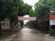 Xe của đoàn đối thoại đã vào thôn Hoành, Đồng Tâm